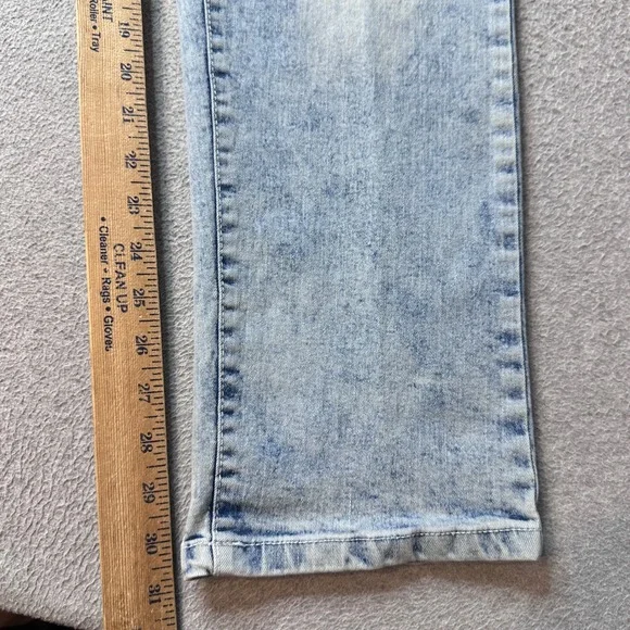 Southpole Jeans Mens 36x32 Light Blue Flex Movement Acid Wash Straight Leg Denim - Picture 9 of 10